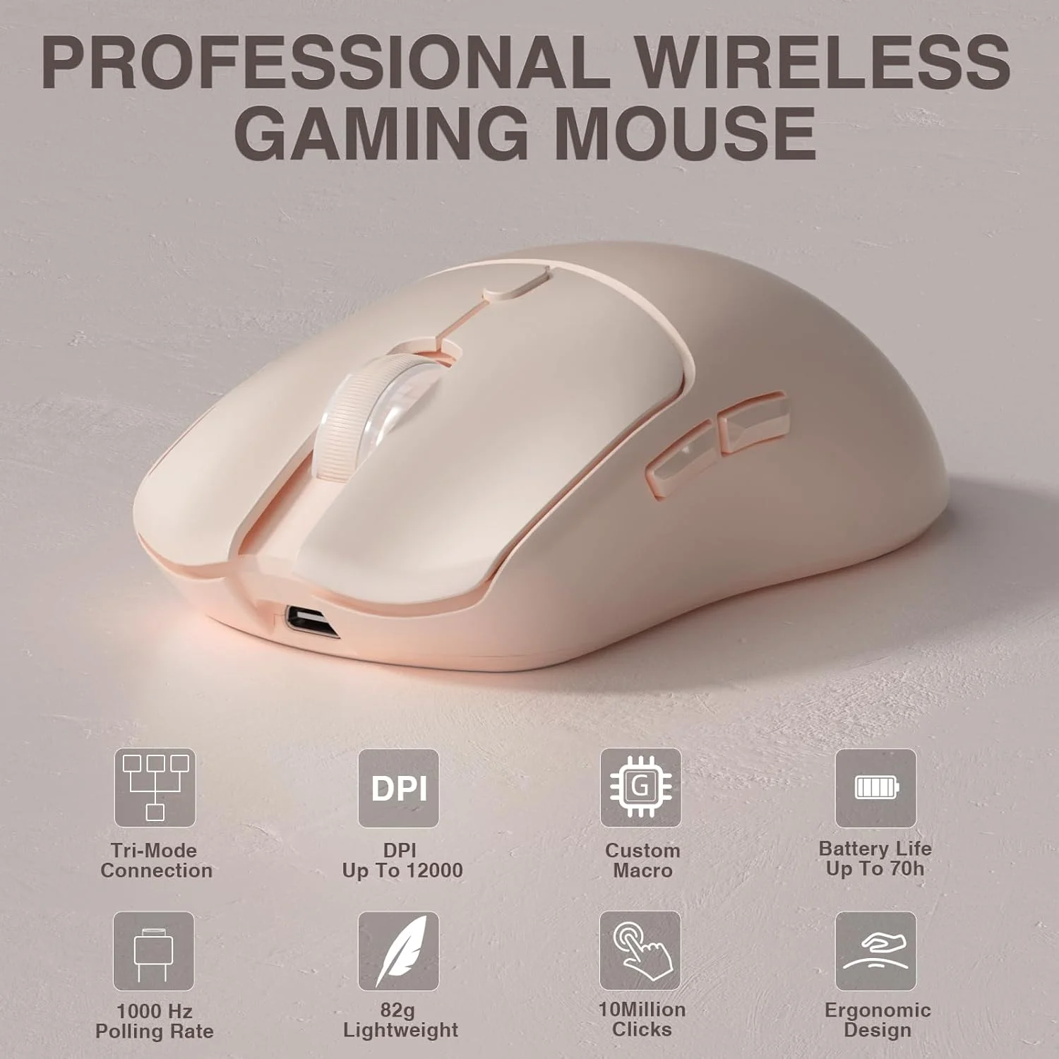 Laptop Mouse - AULA SC580X Bezprzewodowa mysz gamingowa z