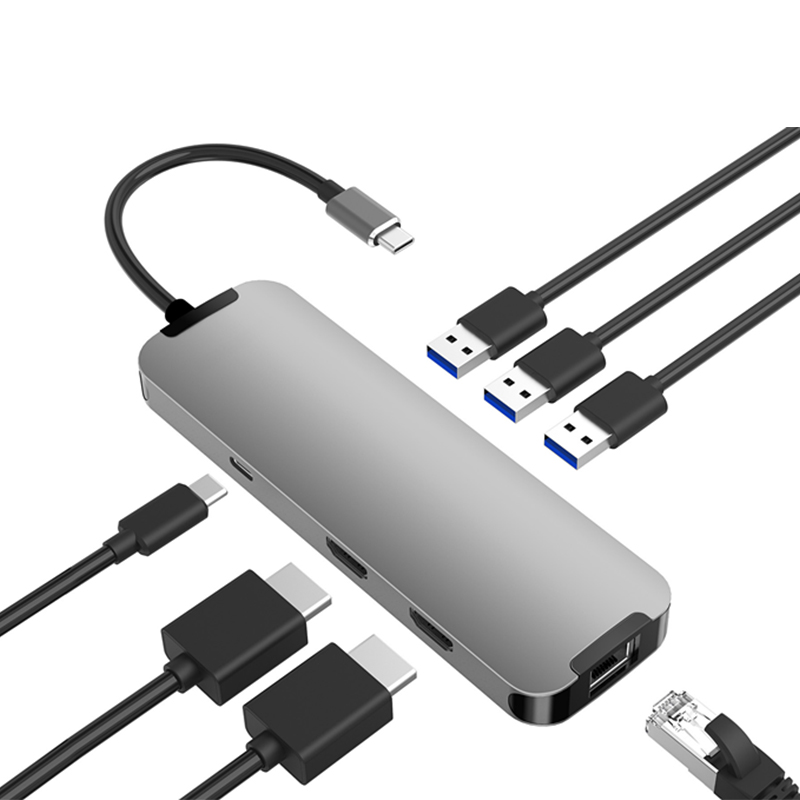 Usb C Hub - Uniwersalny adapter hub OEM, kompatybilny z