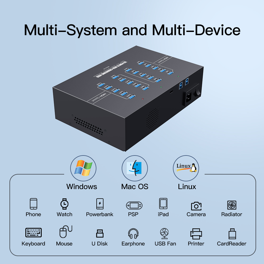 20-portowy hub USB 3.0 do łado – Usb Hub recenzja i cena