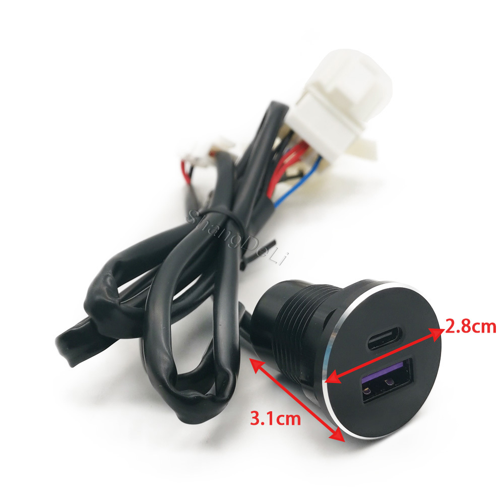 1 szt. Samochodowa podwójna ła – Usb C Hub recenzja i cena