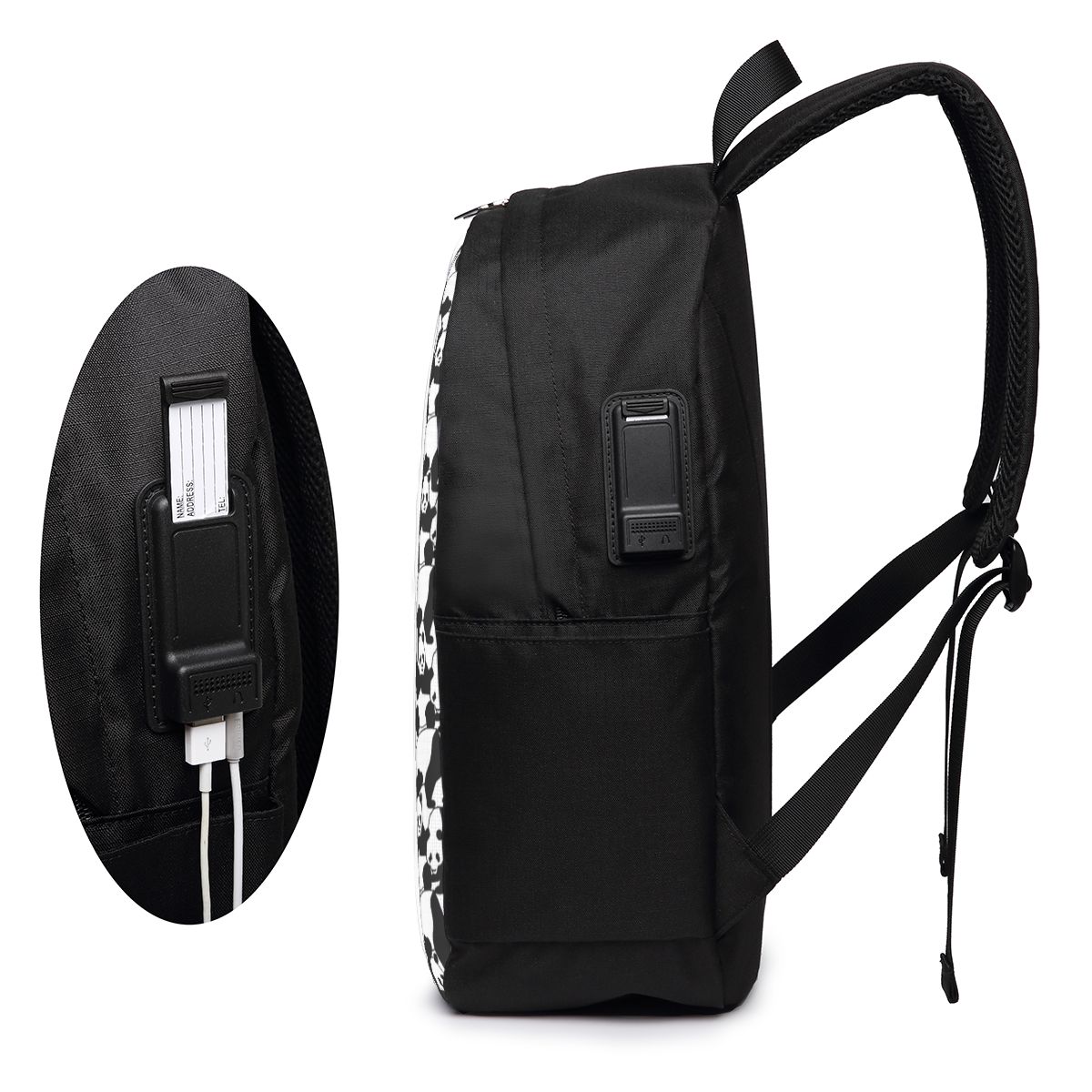 Plecak z wzorem pandy, torba p – Laptop Bag recenzja i cena